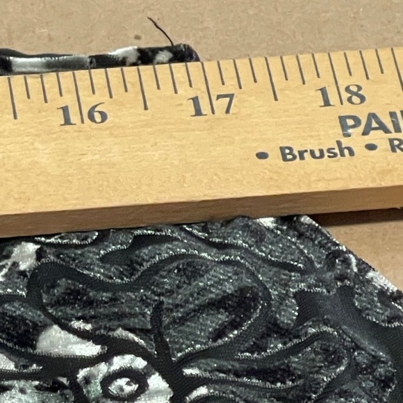 Vintage Adrienne Vittadini Sz Small S/L Burnout Velvet Shift/Trapeze Lined Dress - Picture 6 of 11